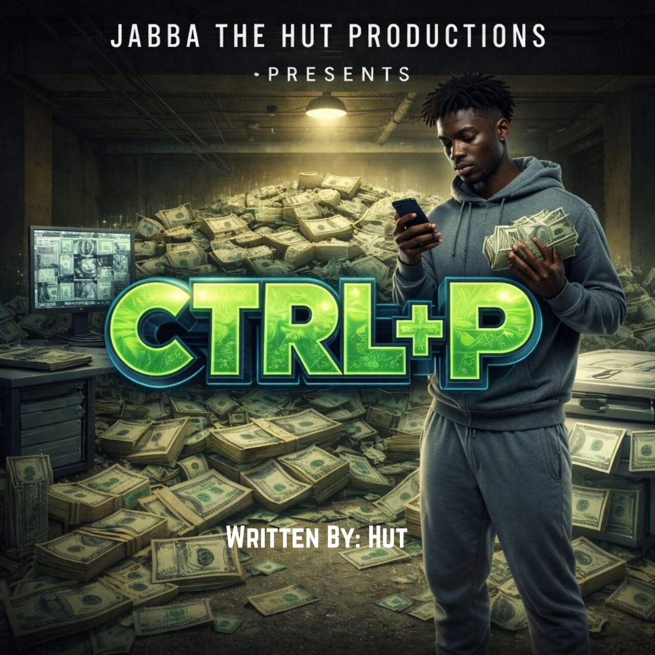 CTRL+P film poster, written by Hut